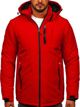 Červená pánska zimná bunda Bolf HKK2023