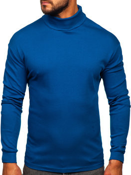 Pánsky basic rolák v indigovej modrej farbe Bolf 145347-1