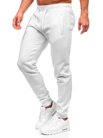 Biele pánske jogger nohavice Bolf XW01