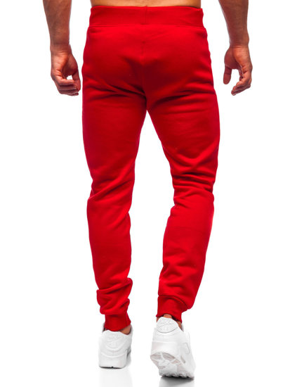 Červené pánske jogger nohavice Bolf XW01-A