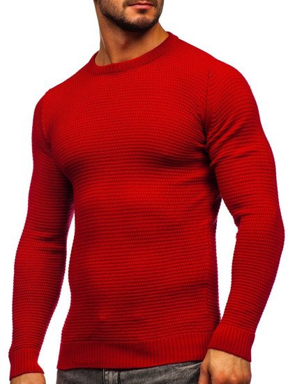 Červený pánsky sveter Bolf 4604