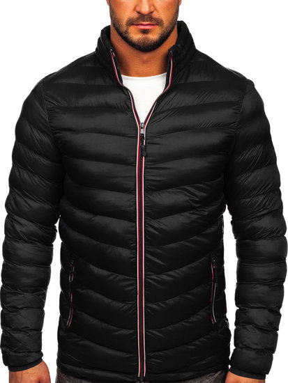 Čierna pánska športová zimná bunda Bolf SM71