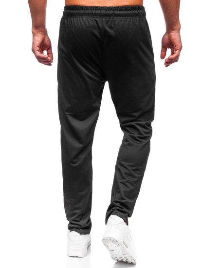 Čierne pánske teplákové nohavice Bolf JX6115