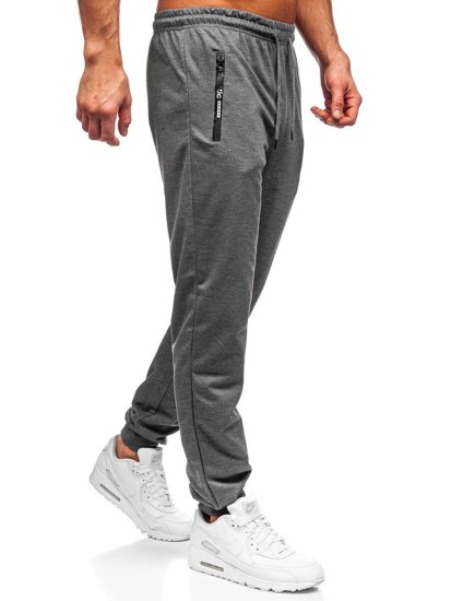 Sivé pánske jogger nohavice Bolf JX1033