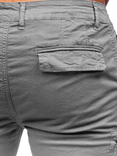 Sivé pánske kapsáčové šortky Bolf YF2225