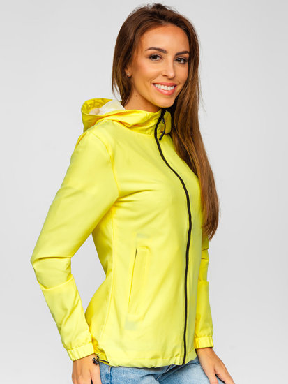 Žltá dámska športová prechodná bunda Bolf HH036