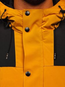Kamelová pánska zimná bunda Bolf J1905