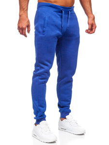 Kobaltové modré pánske jogger nohavice Bolf XW01